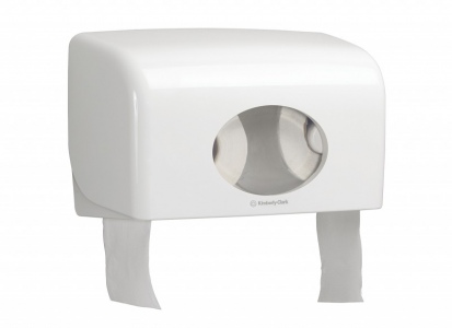 Диспенсер для туалетной бумаги в малых рулонах Aquarius белый 6992